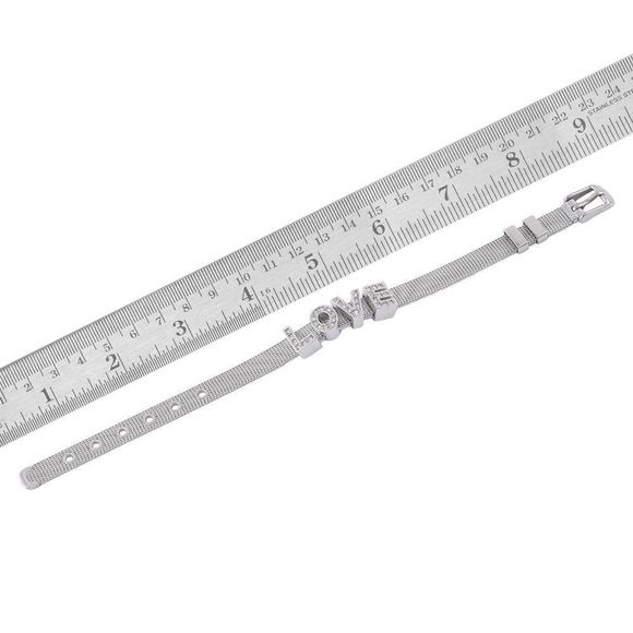 L O V E Bracelet Austrian Crysta… - Picture 3 of 3